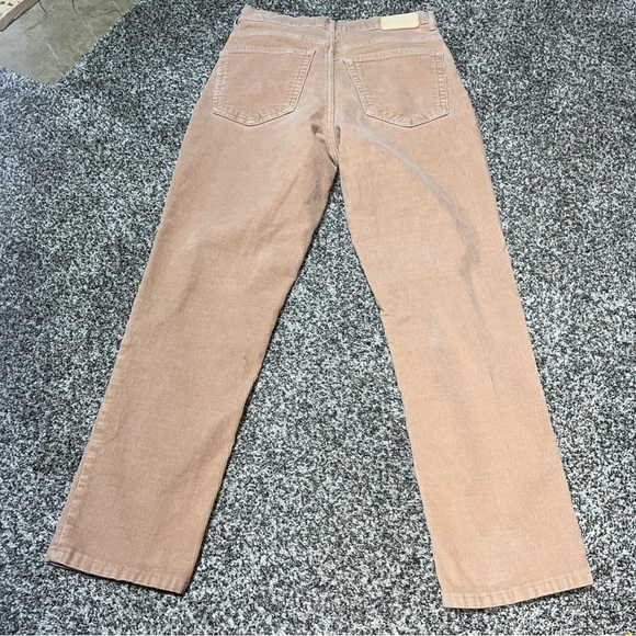 Everlane Pinkish Baby Cord High Rise Pants Petal 27 See Note - Picture 8 of 9